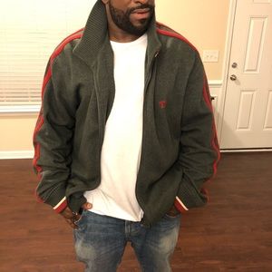 Tommy Hilfiger XL gray and red jacket